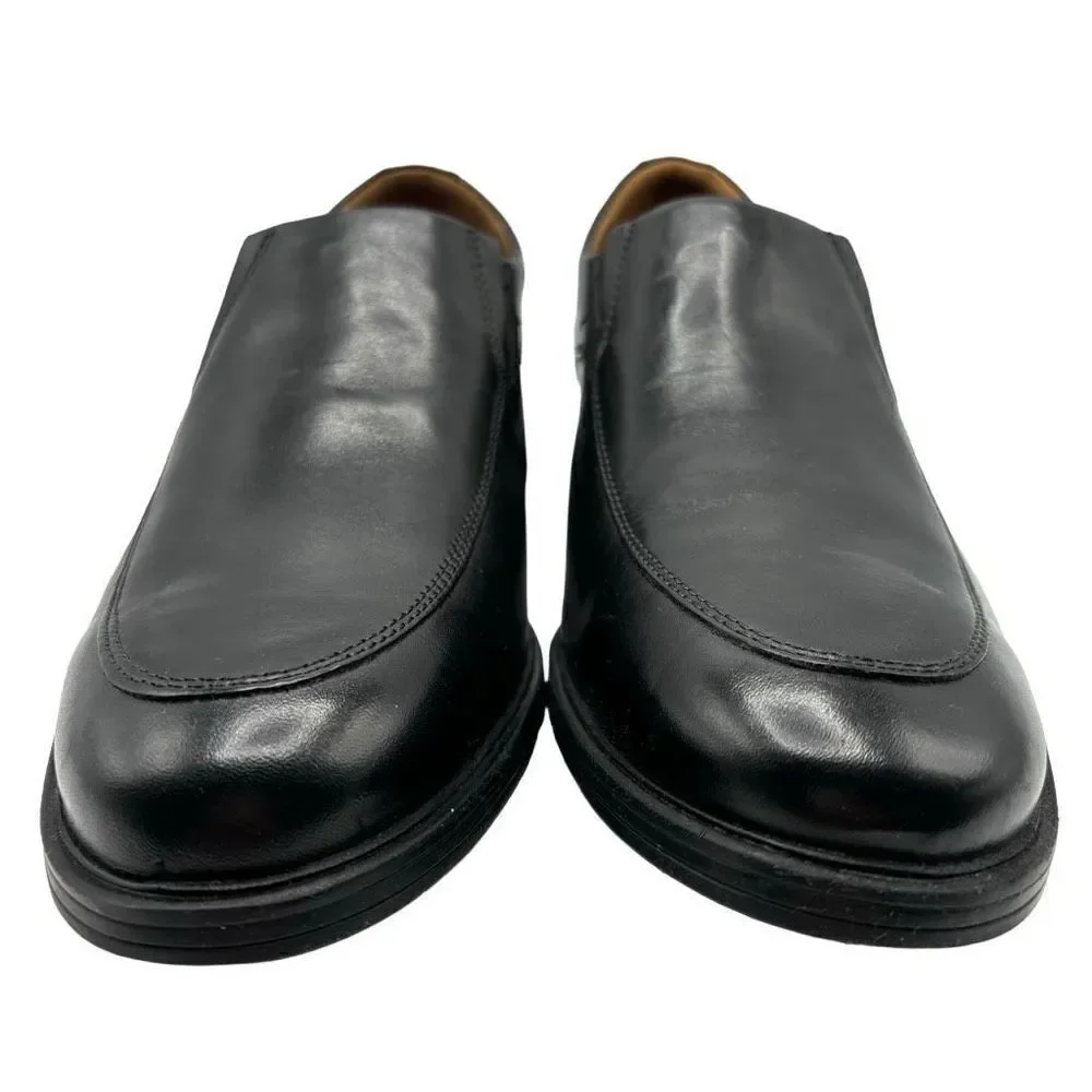 Clarks Whiddon Step Black Leather‎ Loafer Men's 11 NWOT